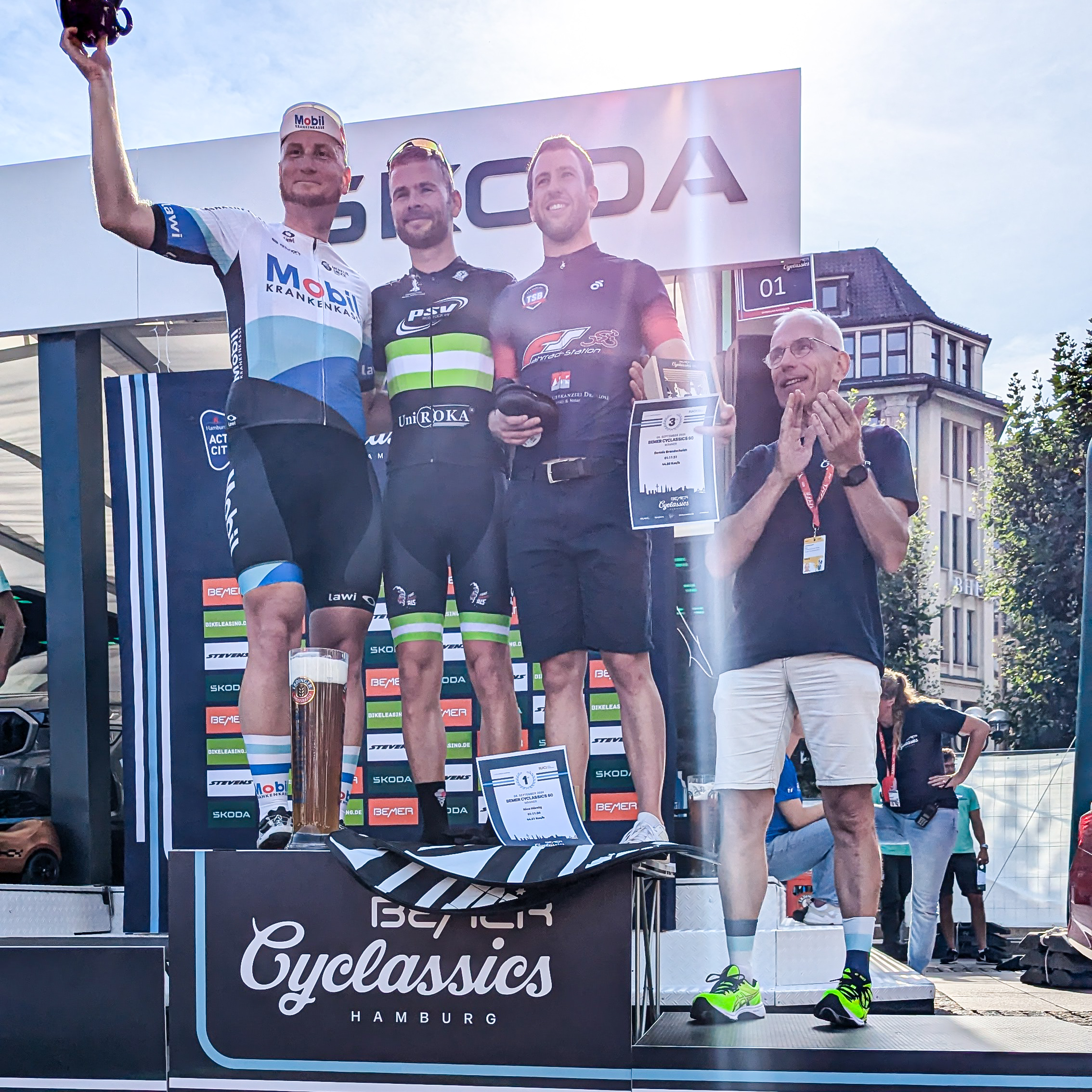 VfL auf Cyclassics-Podien