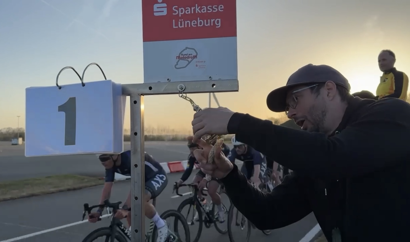 Trainingsrennen mit Kälteeinbruch